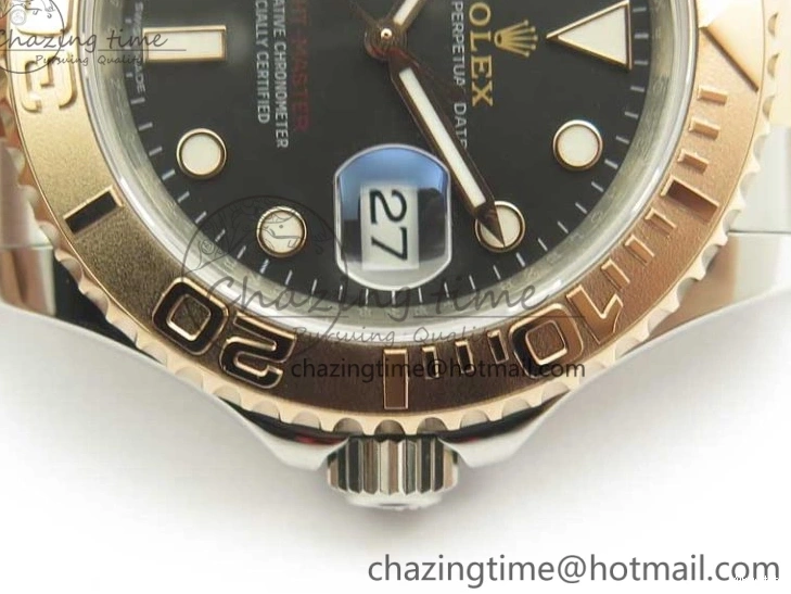 116621 Bracelet Best Dial SS SS 1:1 Black VRF RG on A2836 Edition Yacht-Master 0418